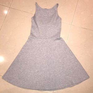 TOPSHOP | Mini Dress | Light Grey | Size 4